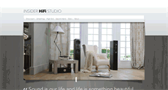 Desktop Screenshot of insider-hifi-studio.ch